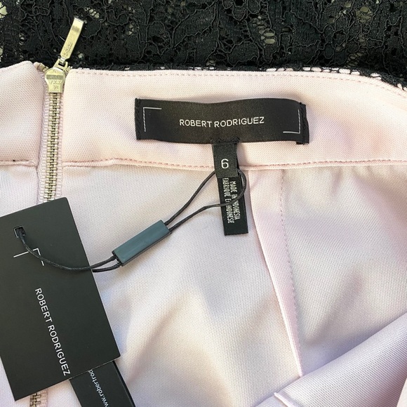 ROBERT RODRIGUEZ•Elsa black lace holiday party pencil skirt 6 NWT - Picture 8 of 8